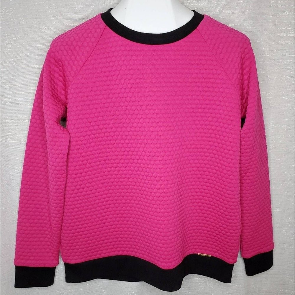 Michael Kors Barbie Pink Textured Sweatshirt, M